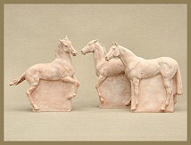 Group of Three Thoroughbreds