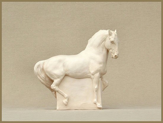 Prancing Lipizzan (27x29cm)